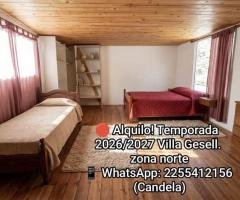 Casa para 4 personas max en Villa Gesell. a 200 mts. del mar, 50 mts. del bosque y 100 mts del cento